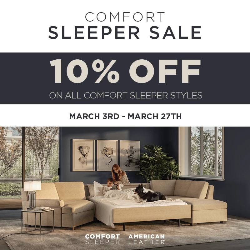 American Leather March Sale (Valid From: March 3, 2023 to March 27, 2023) American Leather March Sale (Valid From: March 3, 2023 to March 27, 2023)
