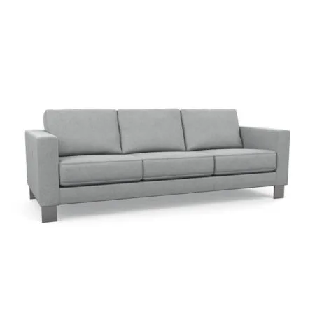 light gray three seat sofa product photo