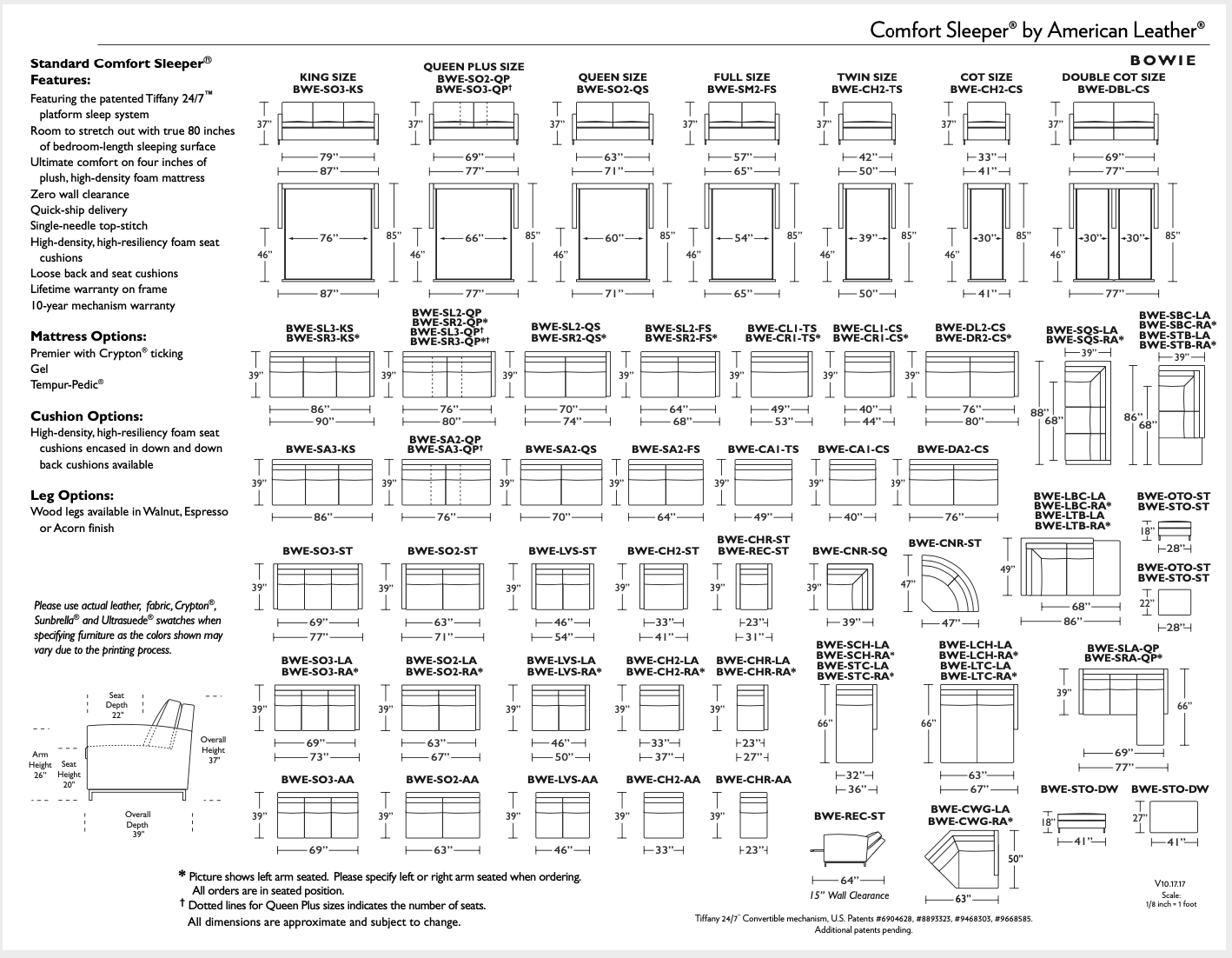 bowiecdg_specsheet bowie cdg spec sheet