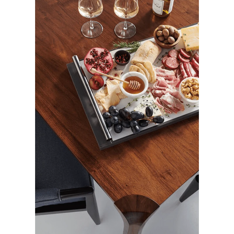 Room For More dining table close up image to see details by Caracole.