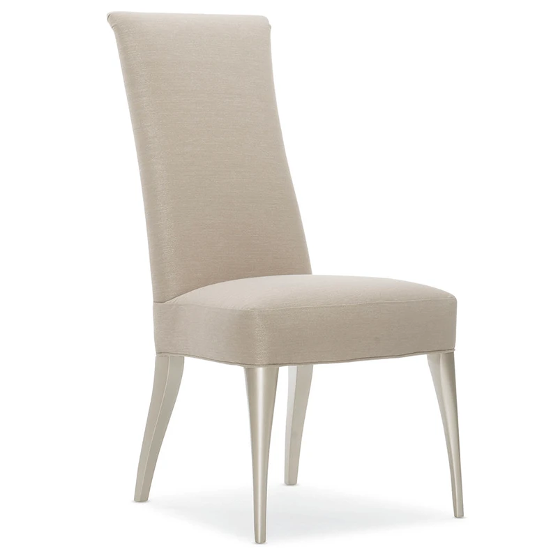 sociallyacceptable1 upholstered tight back pearl fabric side chair silo shot