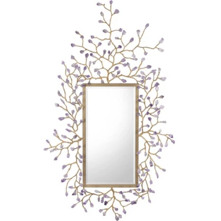 Budding Amethyst Mirror John Richard