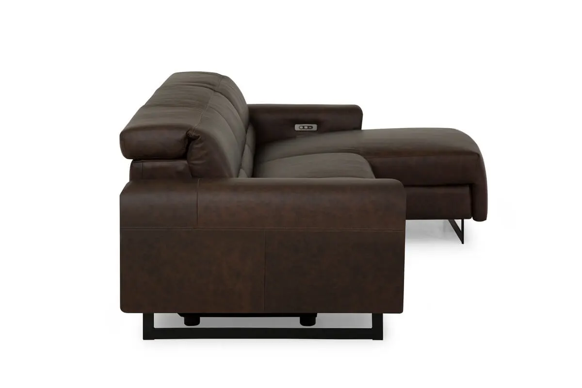 1200x4096r0-2 copy chocolate colored leather sofa chaise side view