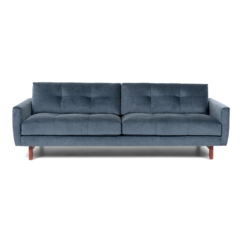 carmet2 blue two seat sofa product shot