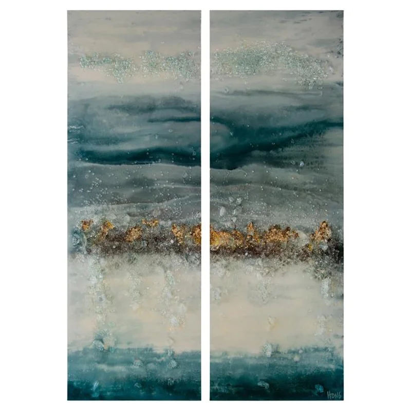 Aqua Set of 2 Wall Art product image