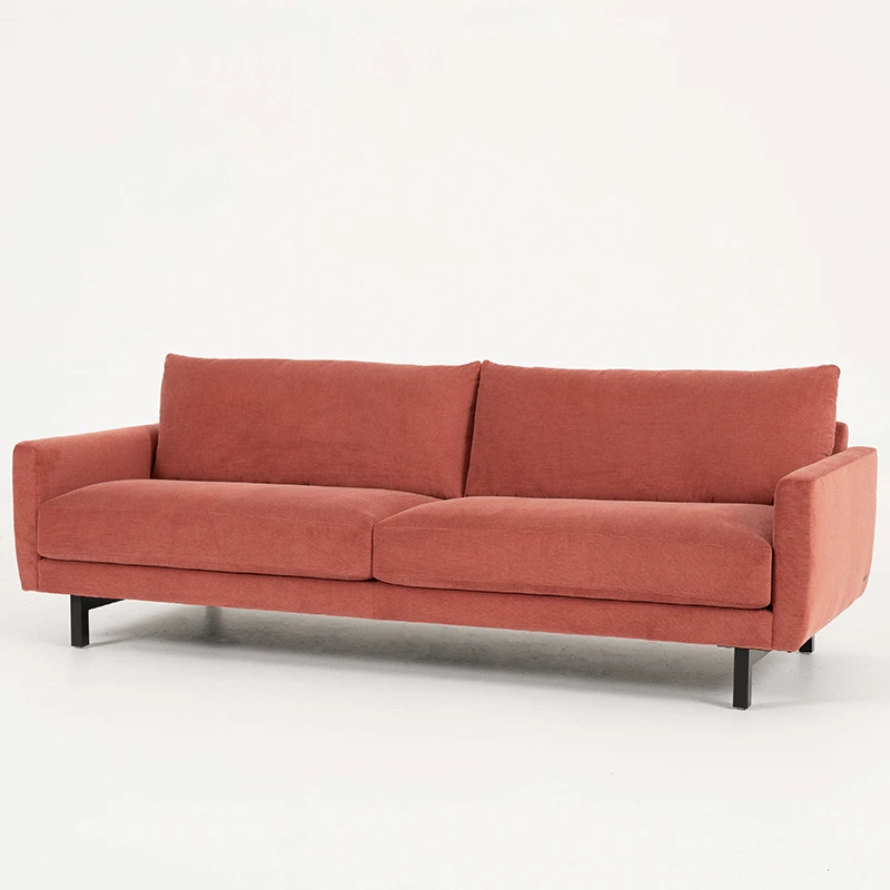 carmet5 peach two seat sofa product shot